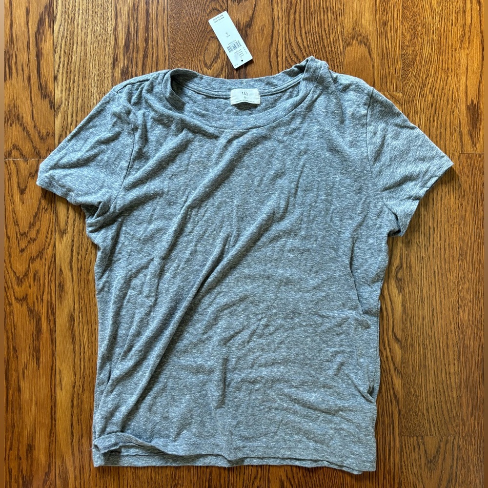 Anthropologie Grey T-Shirt